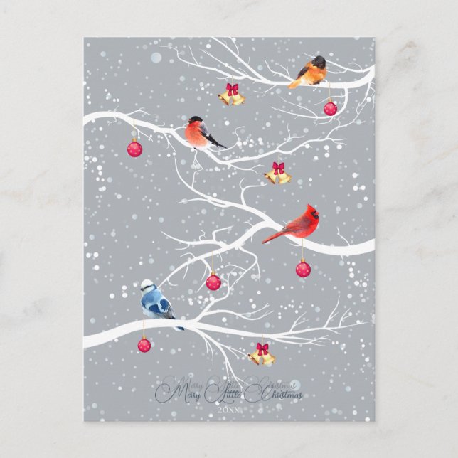 Winter Wonderland Weihnachtsferien Postkarte (Vorderseite)