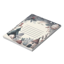 Winter Wonderland Weihnachtslandschaft Notizblock