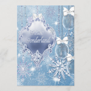 Winter Wonderland Winter Ball Einladungen