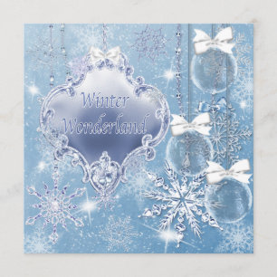 Winter Wonderland Winter Ball Einladungen