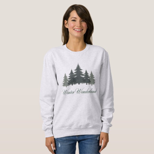 Winter Wonderland Women's sweatshirt (Devant entier)