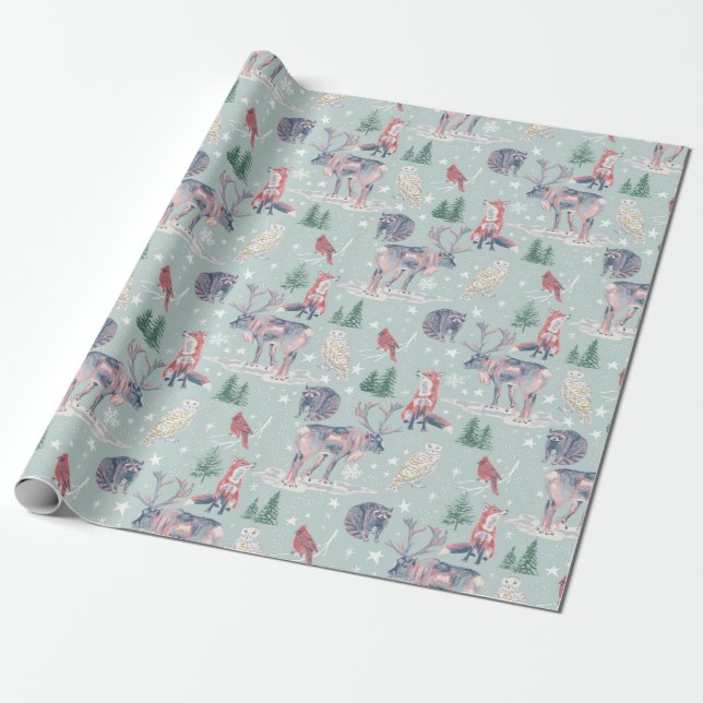 Winter Wonderland Wrapping Paper Geschenkpapier (Ungerollt)
