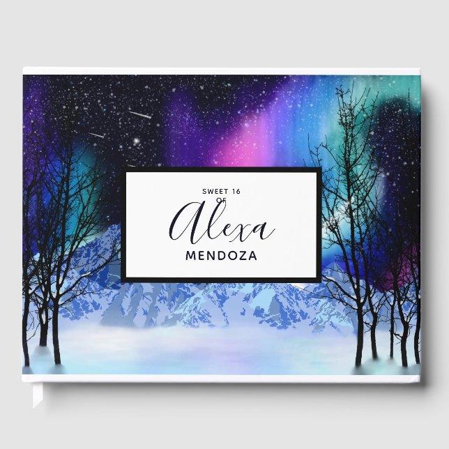 Winter Wonderlights Gästebuch (Vorderseite)