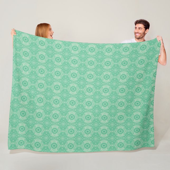 Winter Wonders dekoratives Green Fleece Blanket (Beispiel)