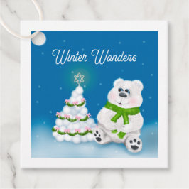 Winter Wonders Polar Bären Cub Snowball Tree Gesch Geschenkanhänger