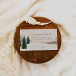 Winter Woodland Babydusche Windeln Raffle Ticket Begleitkarte<br><div class="desc">Winterwaldlandgeschlecht Neutrale Babydusche Windelwaschwanne Raffle Ticket. Klicken Sie auf die Schaltfläche "Weiter anpassen",  um zu bearbeiten. Passende Artikel in unserem Shop Cava Party Design.</div>