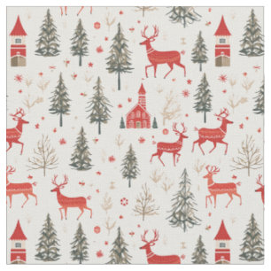 Winter Woodland Dez Nordic Christmas Stoff