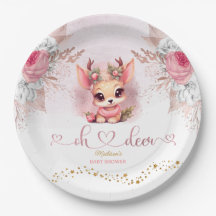 Winter Woodland Girl Babydusche