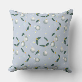 Winter Wreath Throw Pillow Kissen