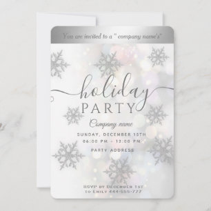 Winter Wunderland Corporate Holiday Party Invitati Einladung