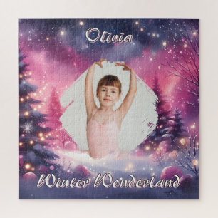 Winter-Wunderland-Foto & Name voller Laune