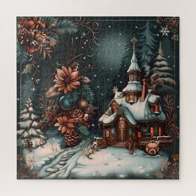 Winter-Wunderland-Puzzle (Vertikal)