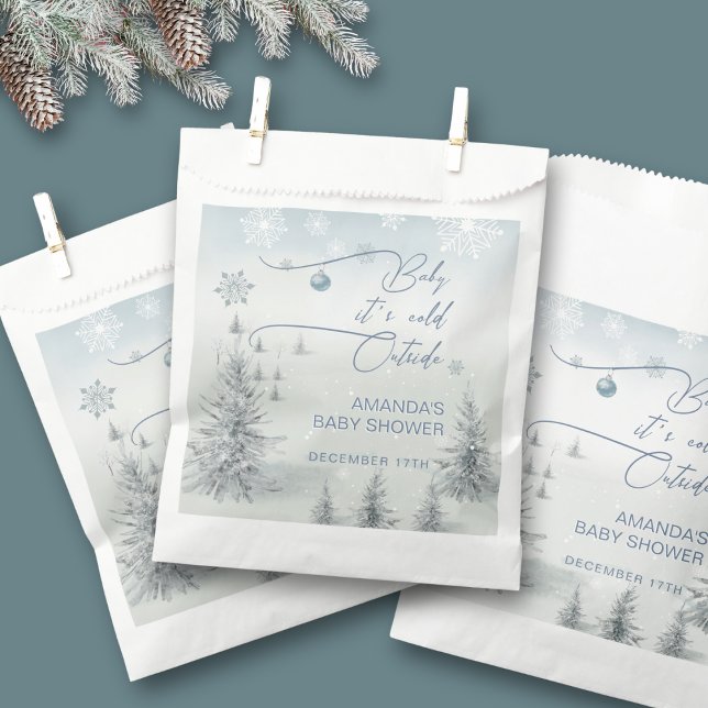 Winter Wunderland seine kalte Outdoor Boy Baby Dus Geschenktütchen (Von Creator hochgeladen)