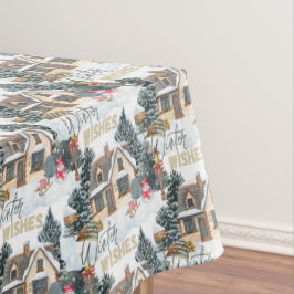 Winter wünscht tischdecke