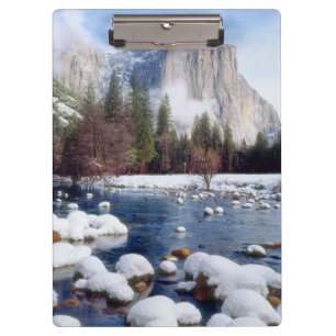 Winter Yosemite-Nationalpark Klemmbrett