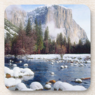 Winter Yosemite-Nationalpark Untersetzer