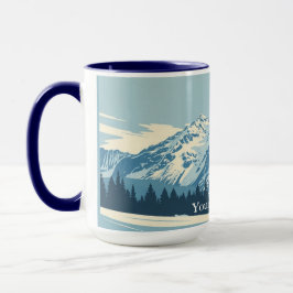 Winter Yosemite Valley: Retro National Park Tasse