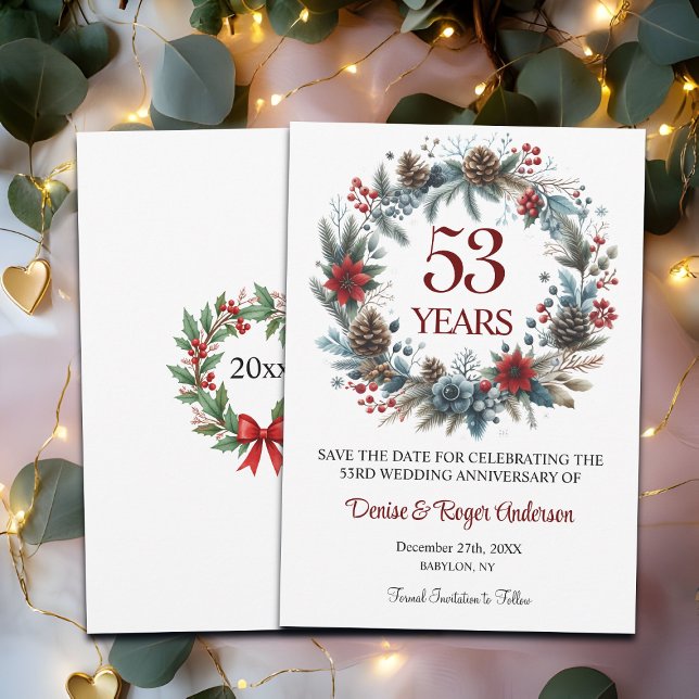 Winter zum 53. Hochzeitstag Save The Date (Von Creator hochgeladen)