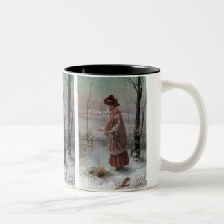 Winter Zweifarbige Tasse