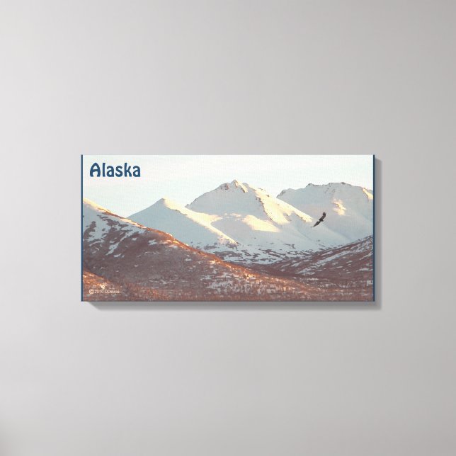 Winteradler Leinwanddruck (Vorderseite)