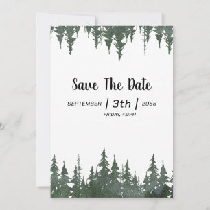 Winteraufenthalt Handmade Card Einladung