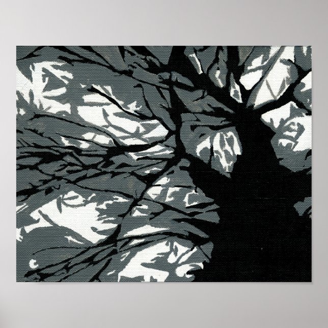 WinterAufschauen Poster (Vorne)