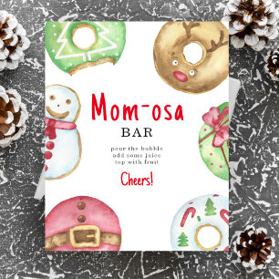 Winterbaby-Dusche Momosa Bar Poster