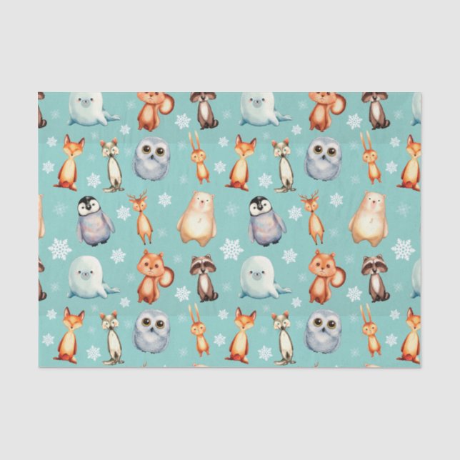 Winterbabys Seidenpapier (Vorderseite)