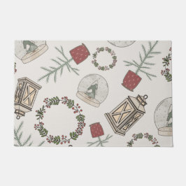 Winterbauernhof Fußmatte