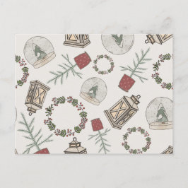 Winterbauernhof Postkarte