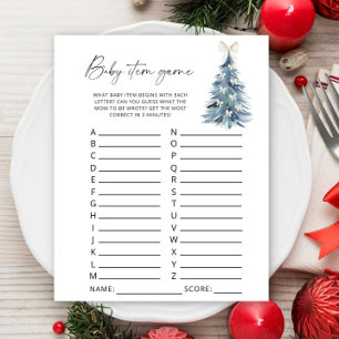 Winterbaum Baby Item Game. Baby Shower Game
