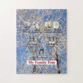 Winterbaum Drei Generationen Familienbaum Fotos