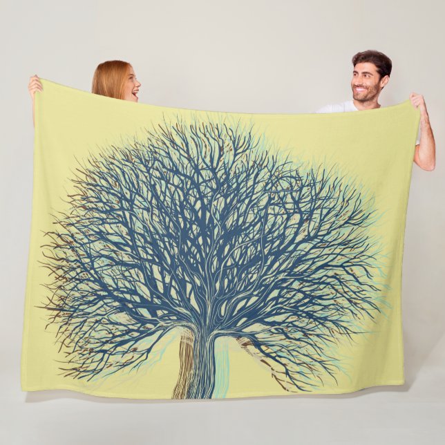 Winterbaum Fleecedecke (Beispiel)
