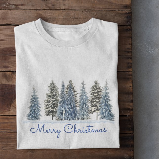 Winterbaum Frohe Weihnachten T-Shirt (Von Creator hochgeladen)
