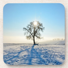 Winterbaum - - getränkeuntersetzer