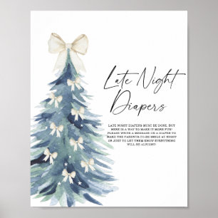 Winterbaum Poster für das Spiel 'Späte Nachtwindel