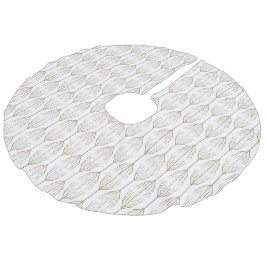 Winterbaum-Rock Leinenimitat Weihnachtsbaumdecke