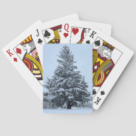 Winterbaum-Spielkarten Spielkarten