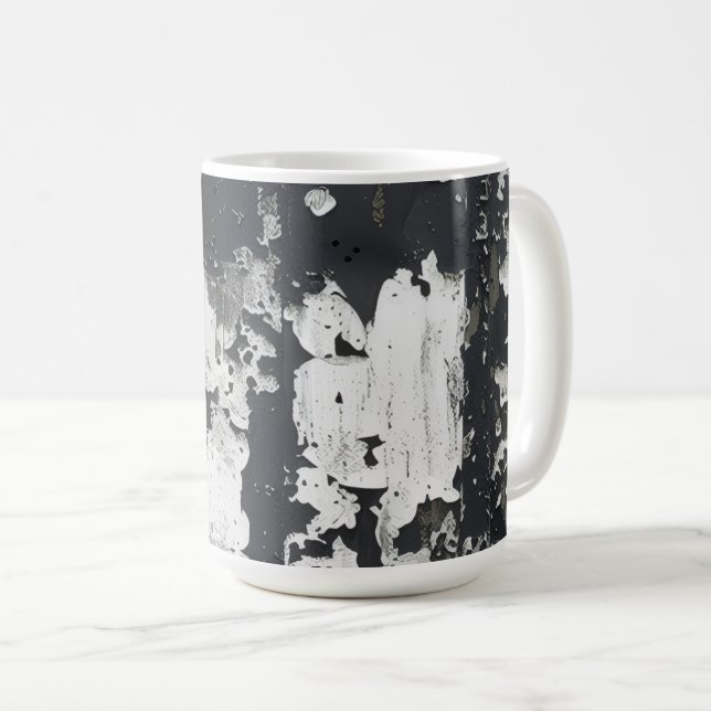 Winterbaum-Tarnung Kaffeetasse (VorderseiteRechts)