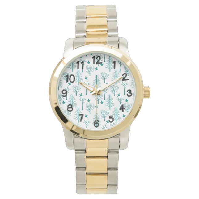 Winterbäume Armbanduhr (Vorderseite)