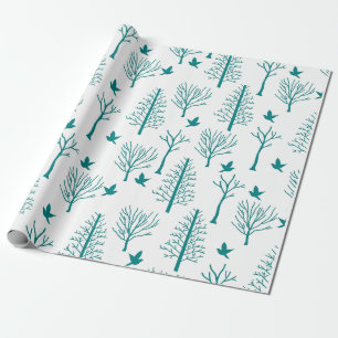 Winterbäume Geschenkpapier