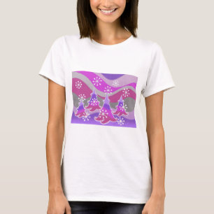 Winterbäume Lila T - Shirt