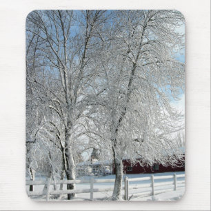 Winterbäume Mousepad
