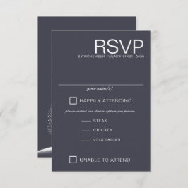 Winterbäume RSVP Karte