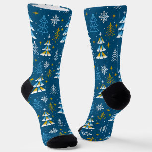 Winterbäume socken