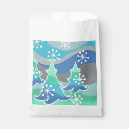 Winterbaumen bevorzugen Tasche Geschenktütchen