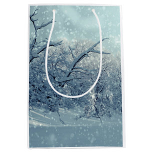 Winterbaumlandschaft Mittlere Geschenktüte