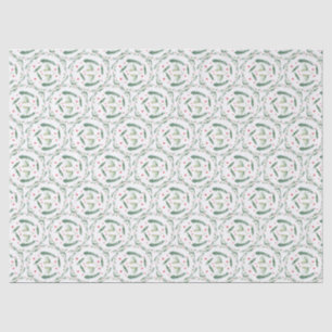 Winterbeeren und Zweige Weihnachten Tissue-Papier Seidenpapier