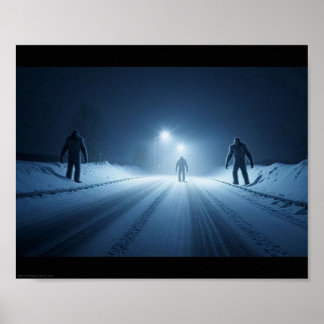 Winterbegegnung (8 x 10) poster