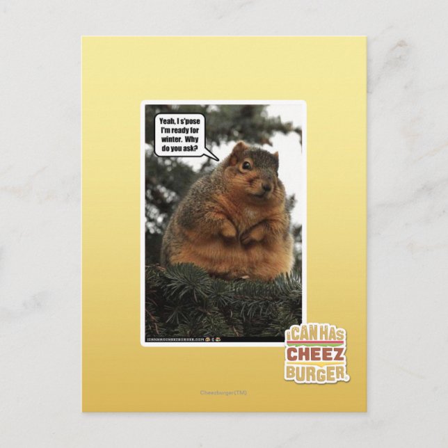 Winterbereit Postkarte (Vorderseite)